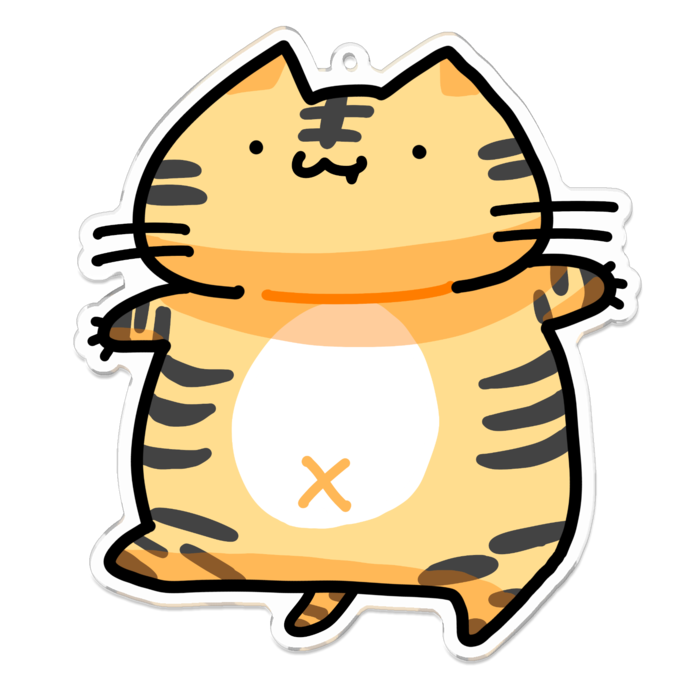 アクリルキーホルダー - 100 x 100 (mm)