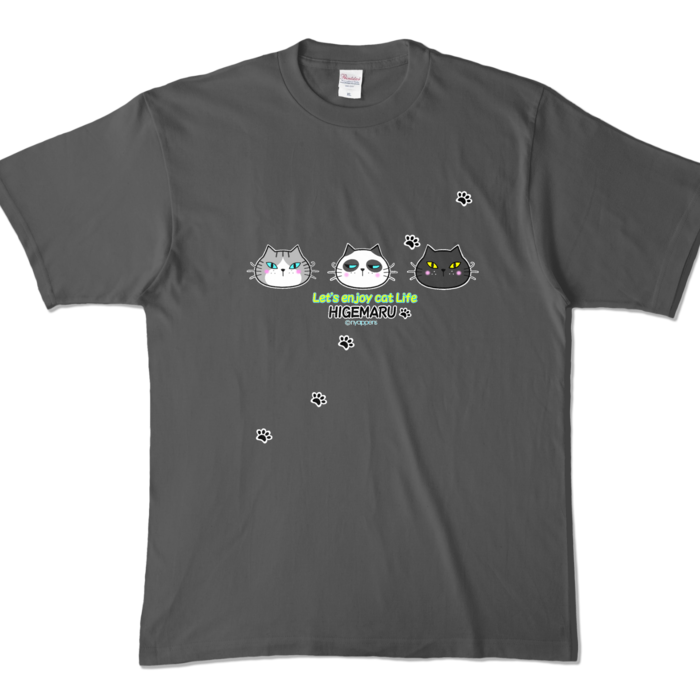 カラーTシャツ - XL - チャコール (濃色)