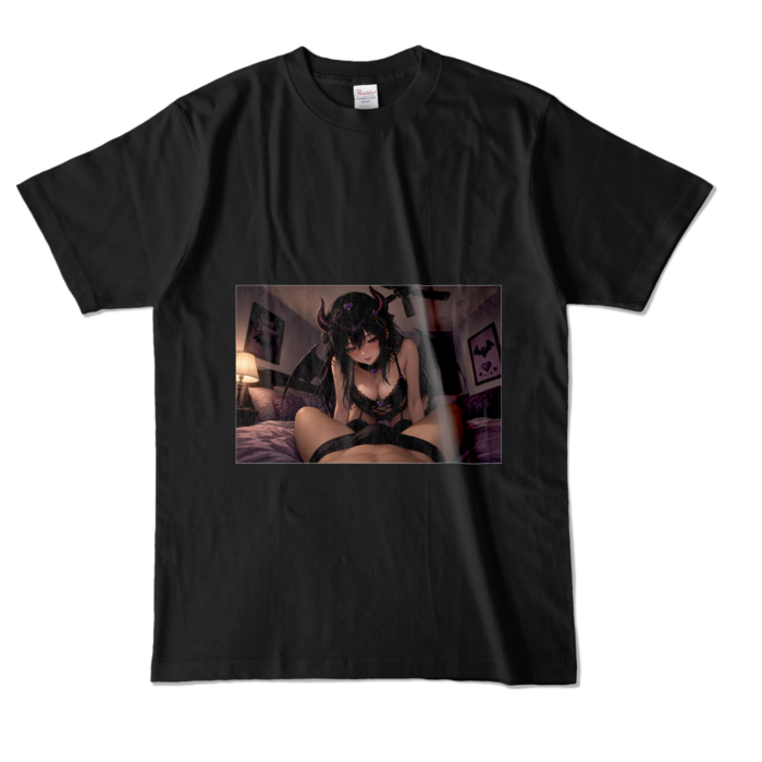 カラーTシャツ - L - ブラック （濃色）