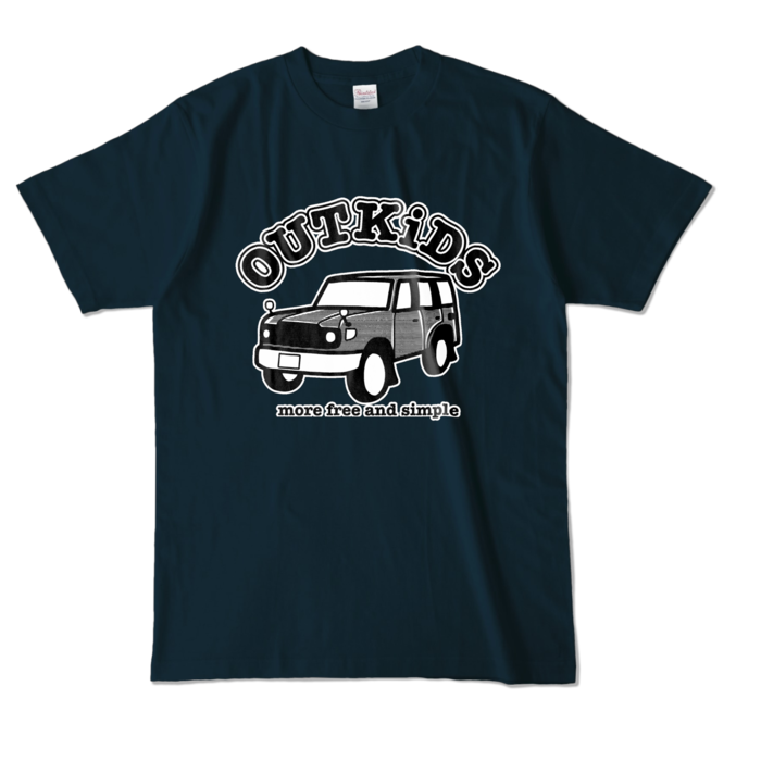 カラーTシャツ - L - ネイビー (濃色)