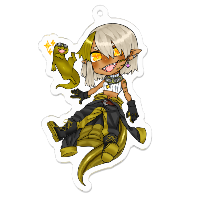 アクリルキーホルダー - 70 x 70 (mm)