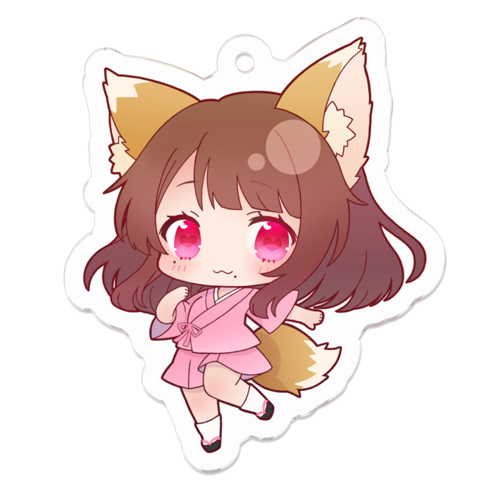 アクリルキーホルダー - 50 x 50 (mm)