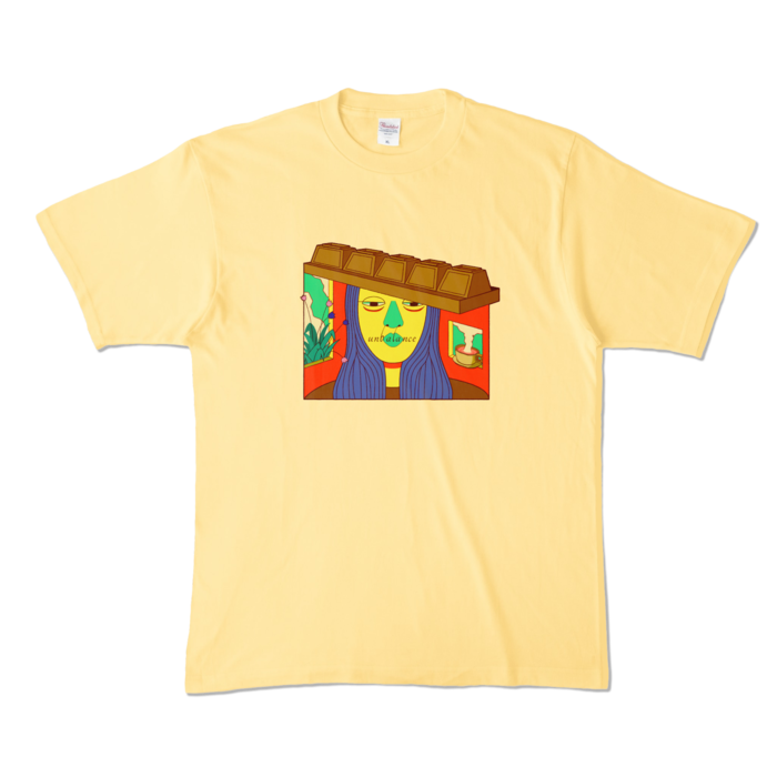 カラーTシャツ - XL - ライトイエロー (淡色)