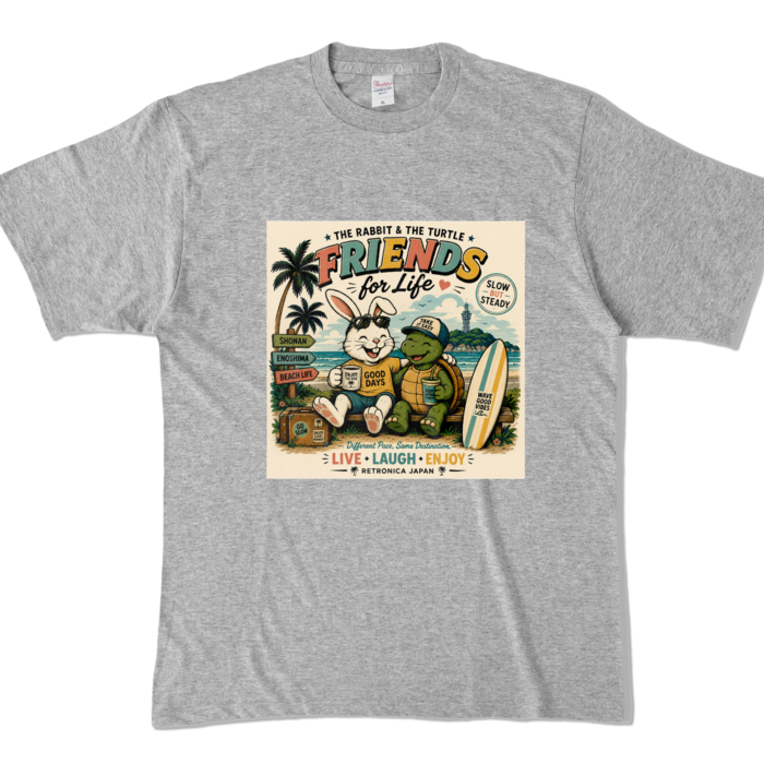 カラーTシャツ - XL - 杢グレー (濃色)