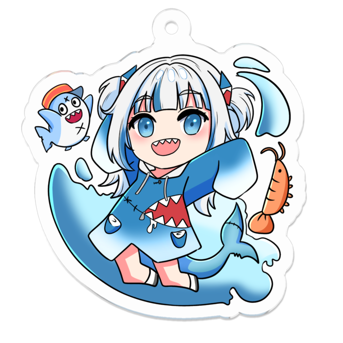 アクリルキーホルダー - 50 x 50 (mm)