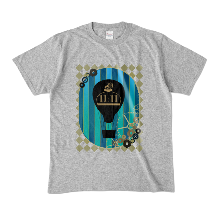カラーTシャツ - M - 杢グレー (濃色)