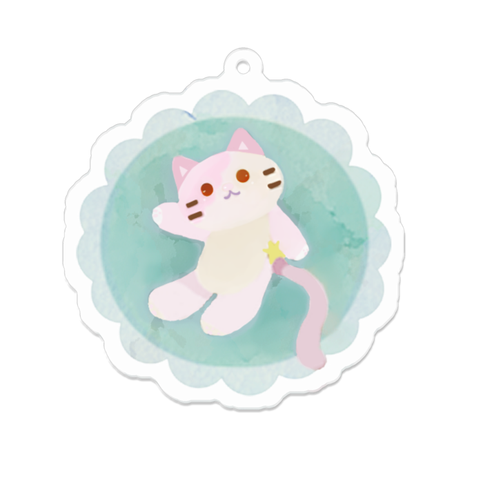アクリルキーホルダー - 70 x 70 (mm)