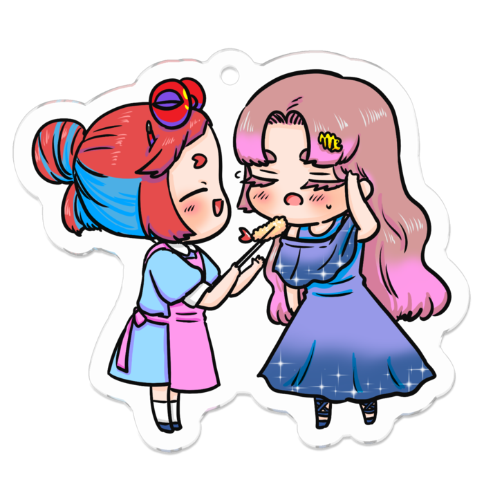 アクリルキーホルダー - 50 x 50 (mm)