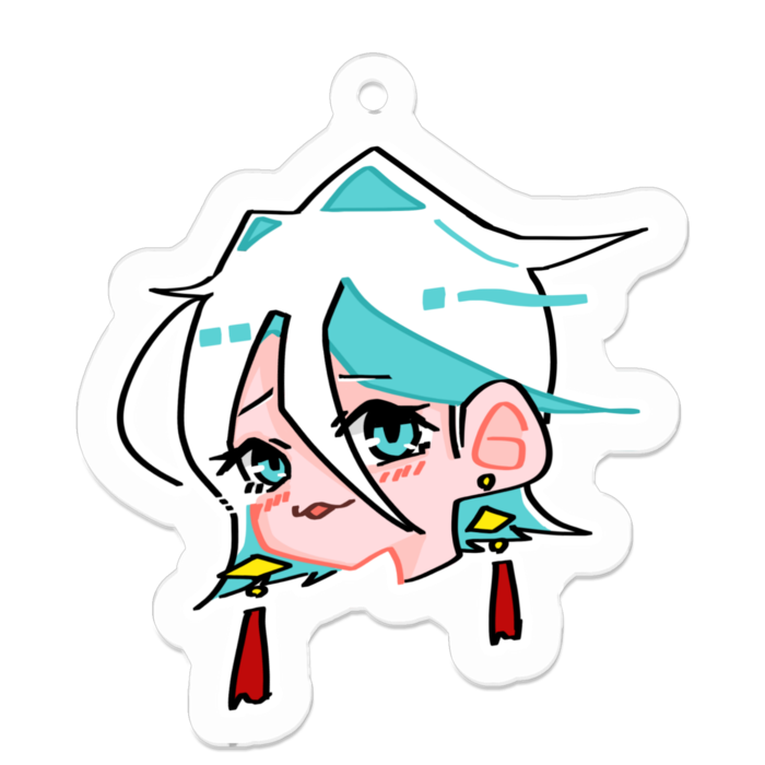 アクリルキーホルダー - 50 x 50 (mm)
