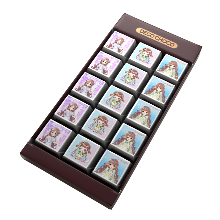 DECOチョコ - 列ごとにデザイン