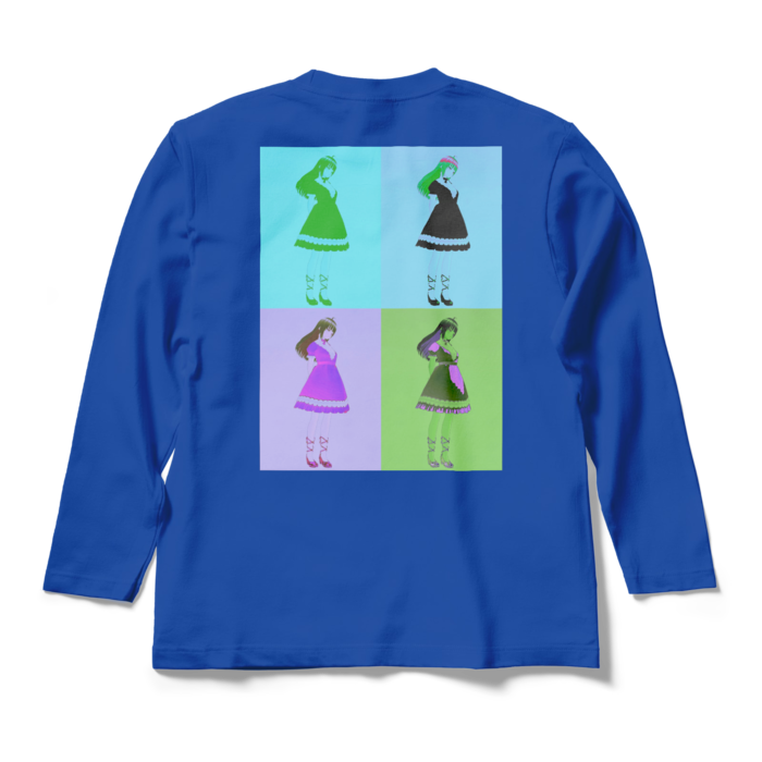 ロングスリーブTシャツ - M - ロイヤルブルー