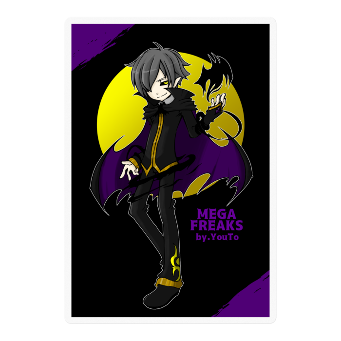 オリジナルキャラクター ユタ ステッカー Mega Freaks Booth