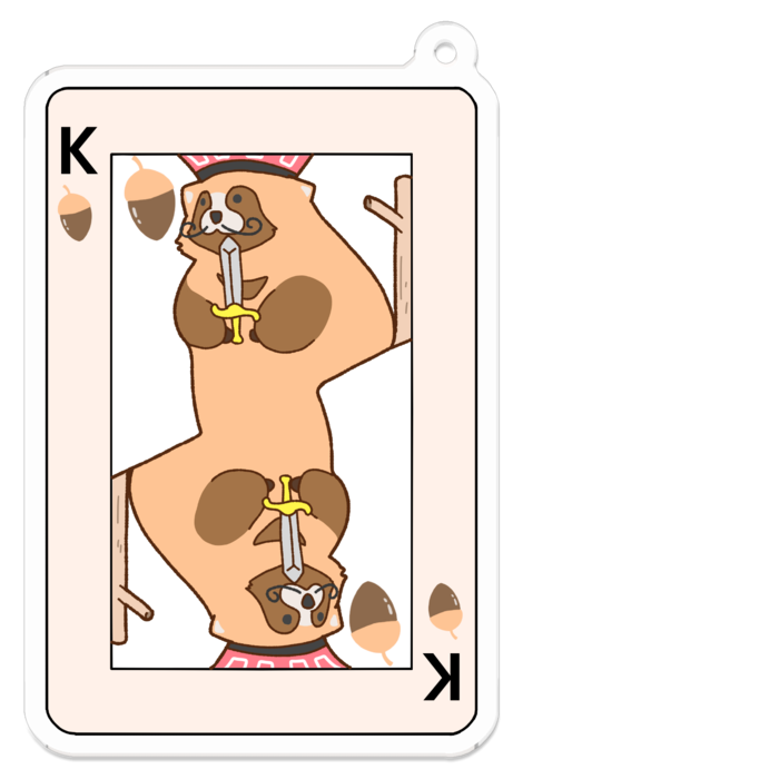 アクリルキーホルダー - 70 x 70 (mm)