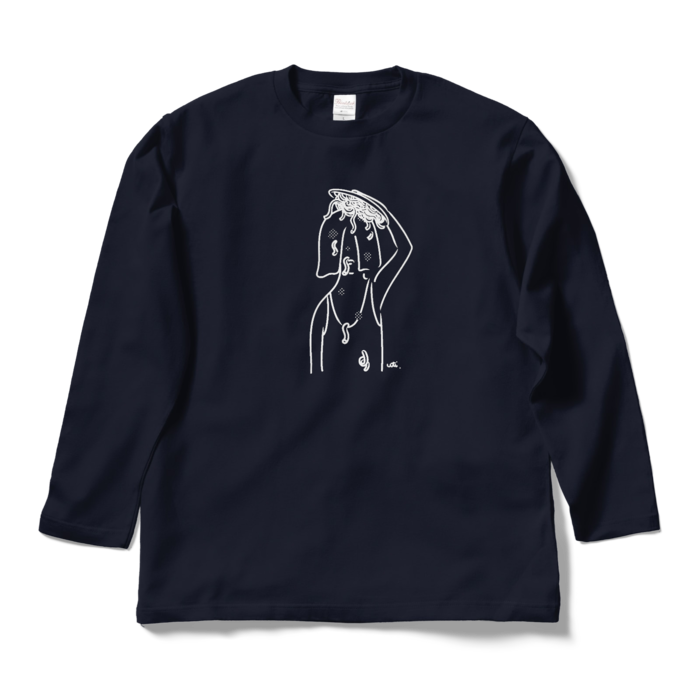 ロングスリーブTシャツ - L - ネイビー