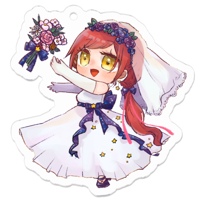 アクリルキーホルダー - 50 x 50 (mm)(2)