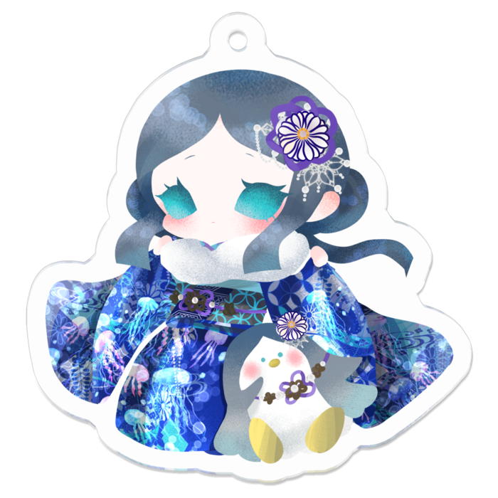 アクリルキーホルダー - 50 x 50 (mm)