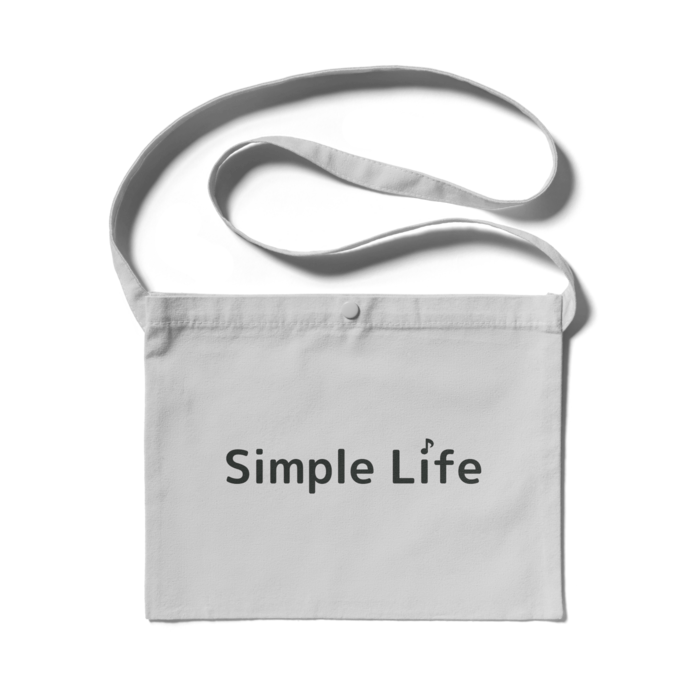 サコッシュ♪　灰色