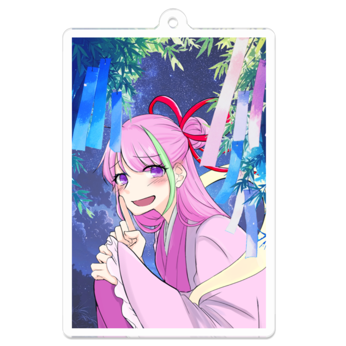 アクリルキーホルダー（コーティング） - 70 x 70 (mm)