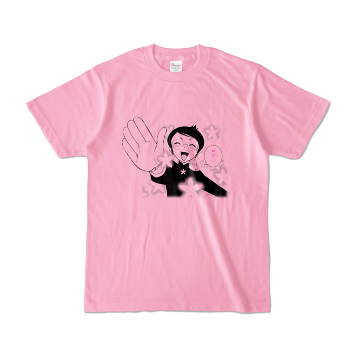 カラーTシャツ - S - ピーチ
