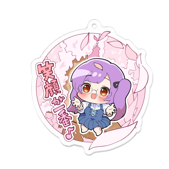 アクリルキーホルダー - 70 x 70 (mm)