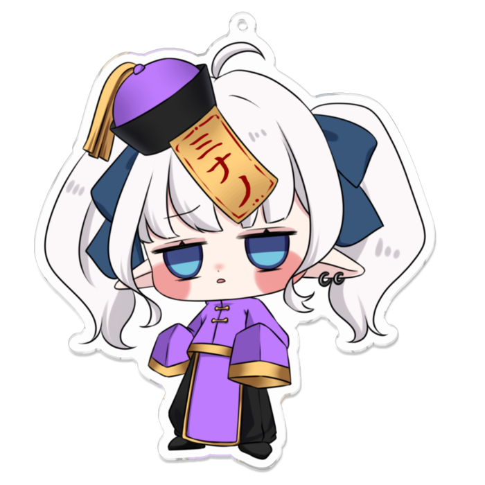 アクリルキーホルダー[キョンシー] - 100 x 100 (mm)