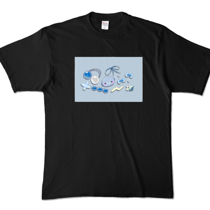 カラーTシャツ - XL - ブラック (濃色)