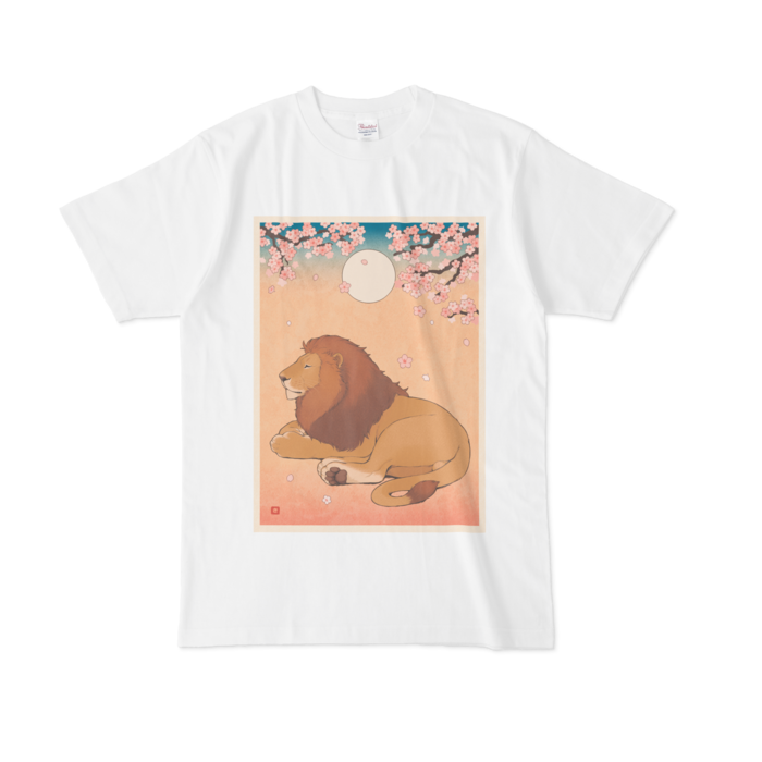 桜　Tシャツ - L - 正面