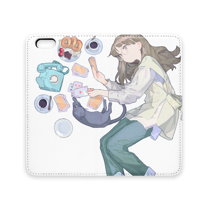 手帳型iPhoneケース(ベルトなし) - iPhone 6 Plus / 6s Plus - ストラップ穴 なし