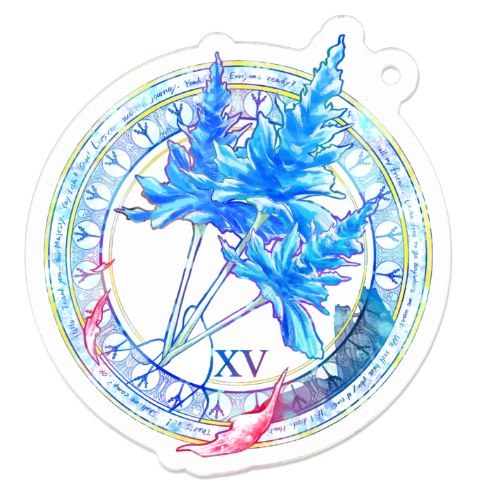 アクリルキーホルダー（コーティング） - 50 x 50 (mm)