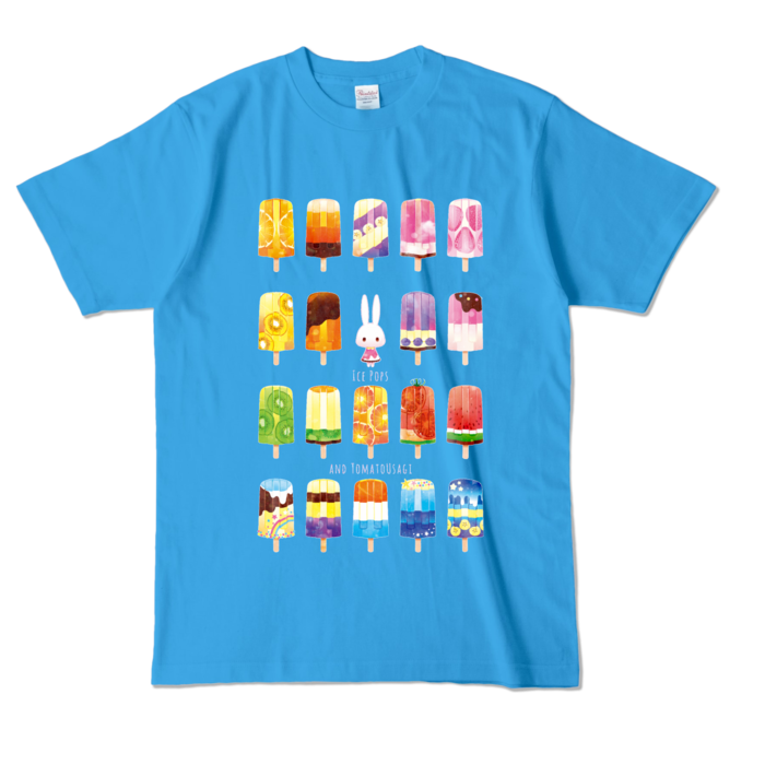 カラーTシャツ - L - ターコイズ (濃色)