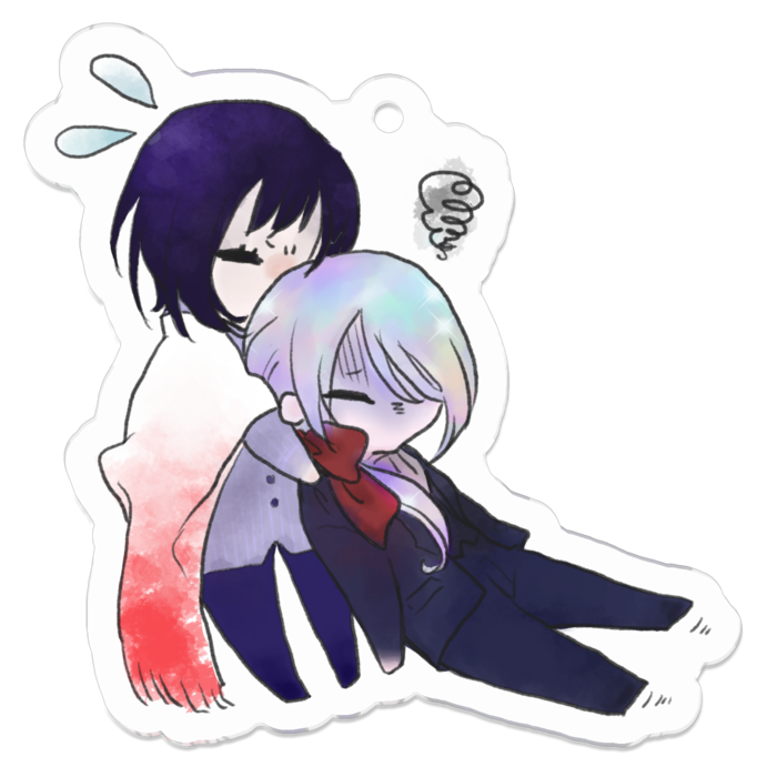 アクリルキーホルダー（コーティング） - 50 x 50 (mm)（白枠なし）