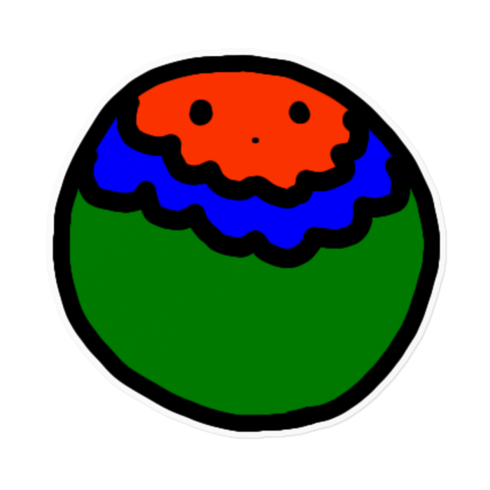 ステッカー - 160 x 160 (mm)