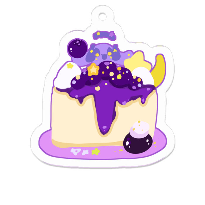 アクリルキーホルダー☆スイーツサテライトヤメ - 50 x 50 (mm)