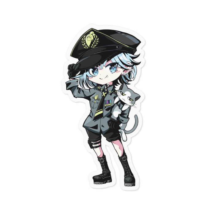 【あちこ。】5周年🎉大佐新衣装ステッカーA【3種類】