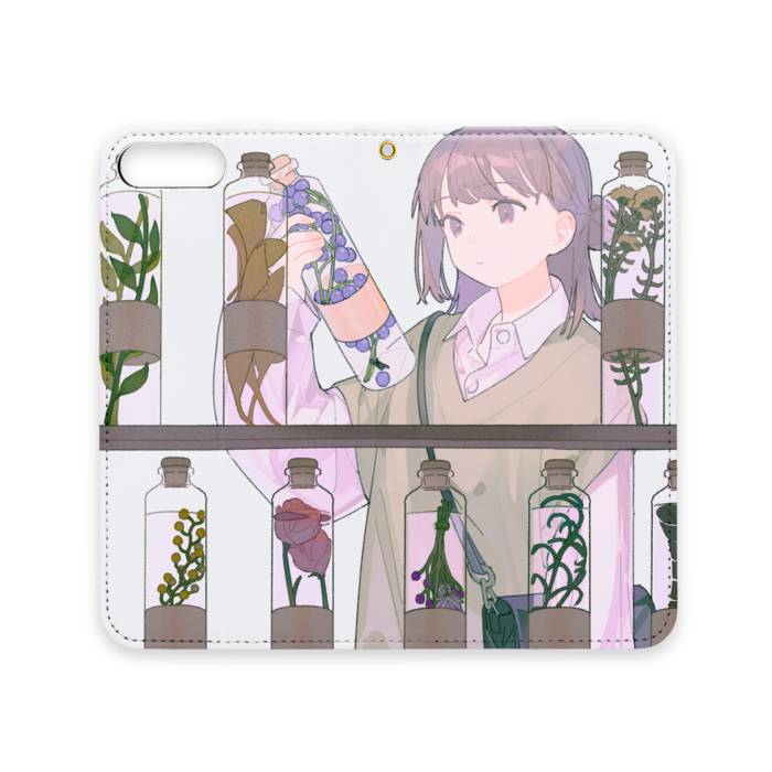 手帳型iPhoneケース（ベルトなし） - iPhone 8 Plus / 7 Plus - ストラップ穴 あり