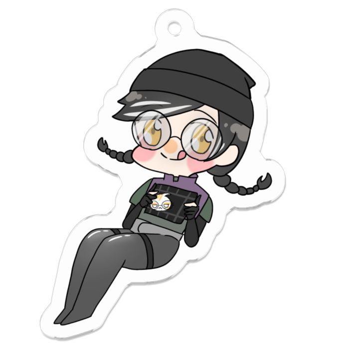 アクリルキーホルダー - 50 x 50 (mm)