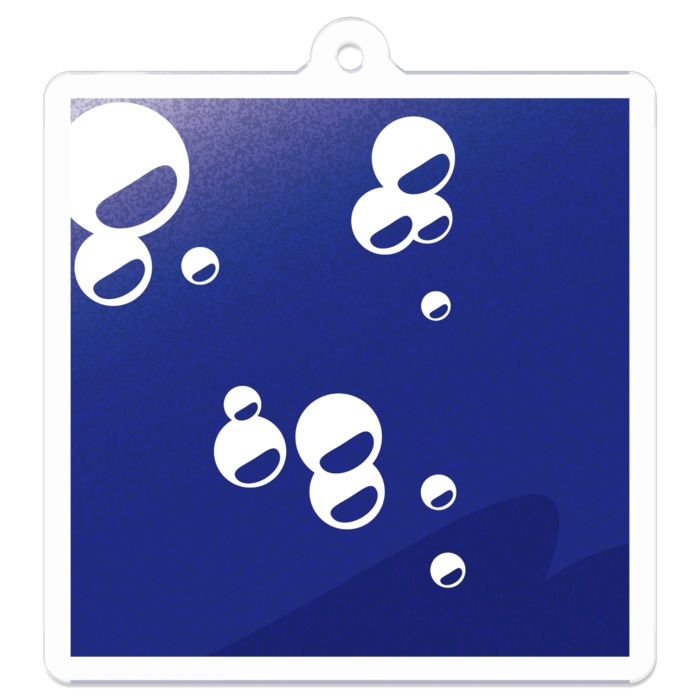 アクリルキーホルダー - 50 x 50 (mm)