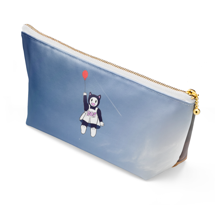 ポーチ - 長さ21.5cm / 高さ10cm - ホワイト