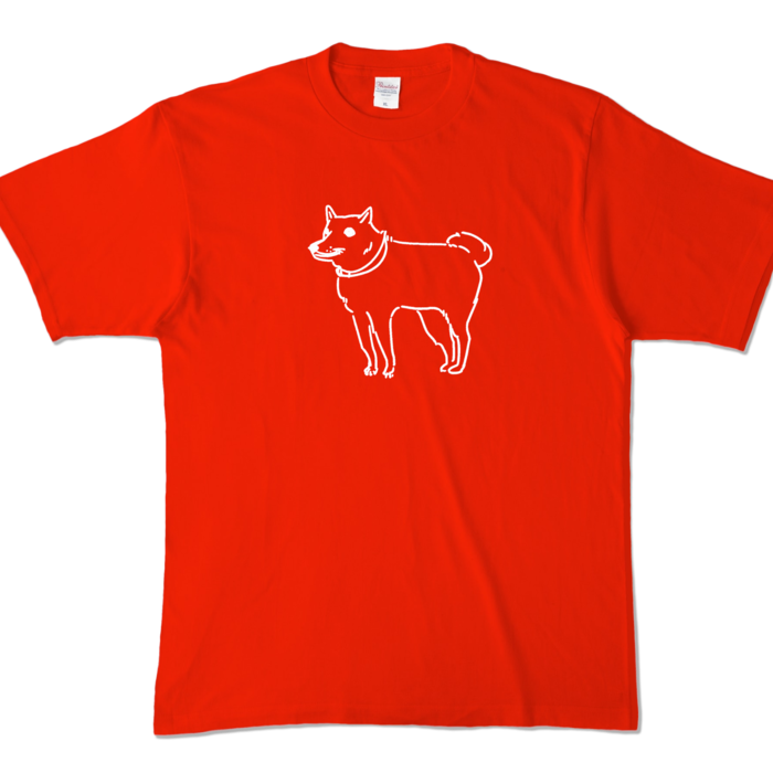 カラーTシャツ - XL - レッド (濃色)