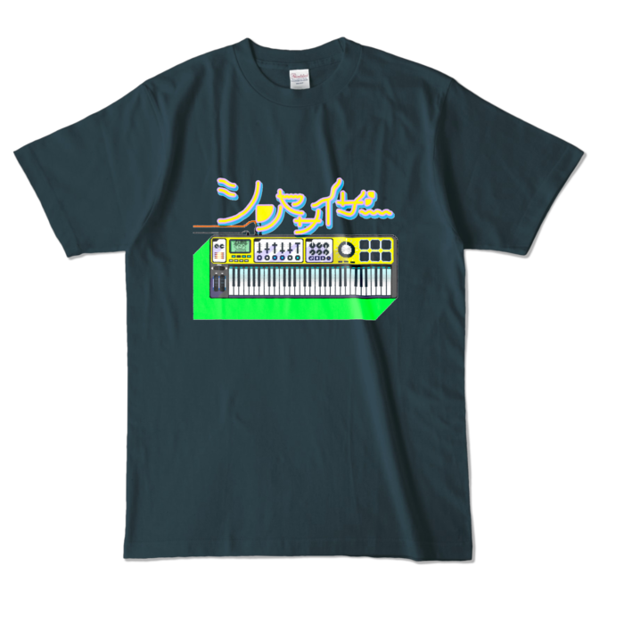 カラーTシャツ - L - デニム (濃色)