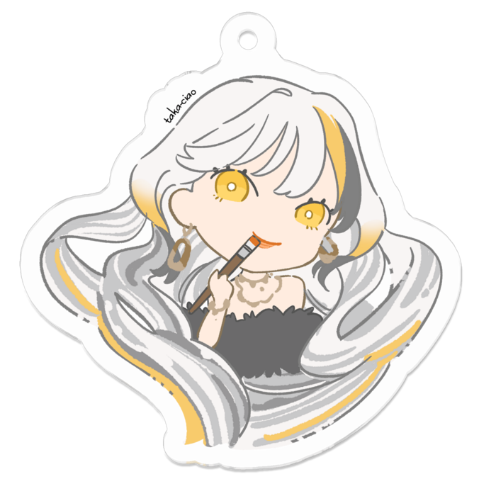 アクリルキーホルダー - 50 x 50 (mm)