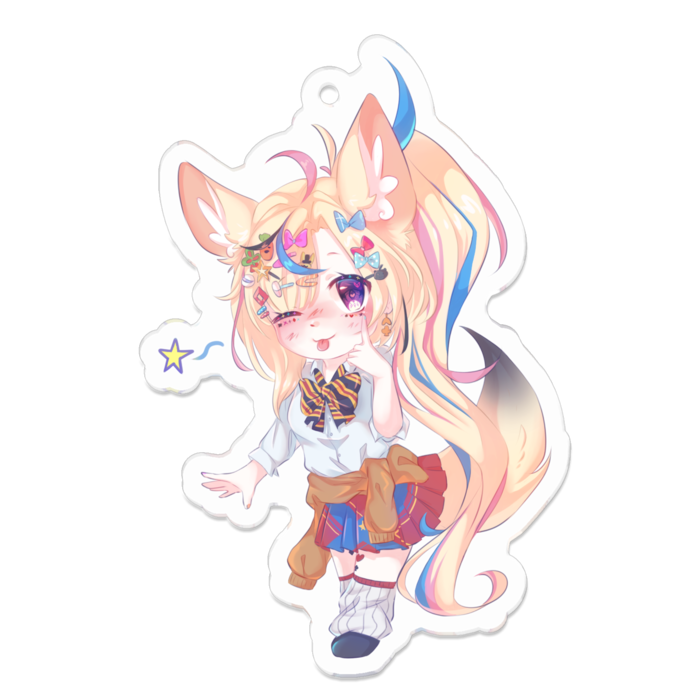 アクリルキーホルダー - 70 x 70 (mm)