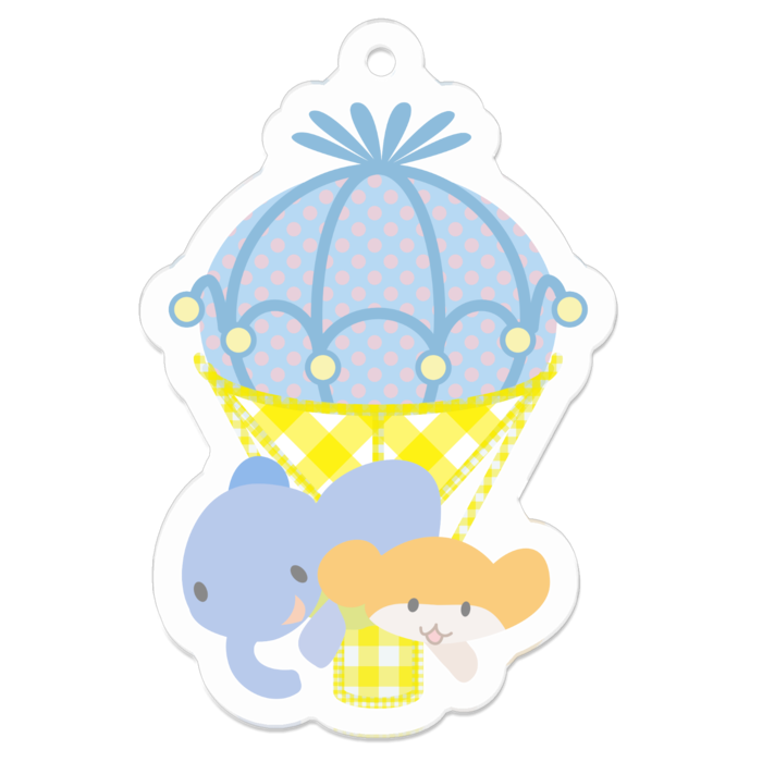 アクリルキーホルダー - 50 x 50 (mm)
