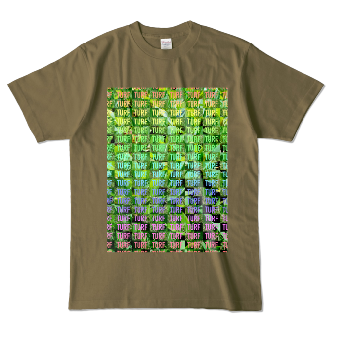 カラーTシャツ - L - オリーブ (濃色)