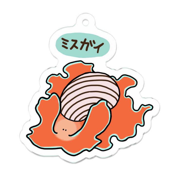 アクリルキーホルダー - 50 x 50 (mm)