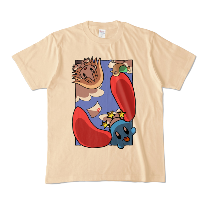 カラーTシャツ - M - ナチュラル (淡色)