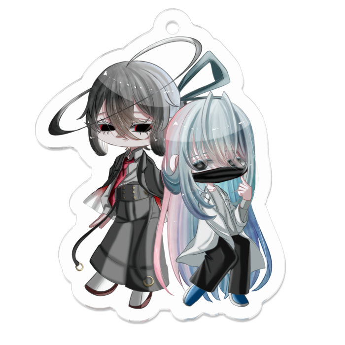 アクリルキーホルダー - 50 x 50 (mm)