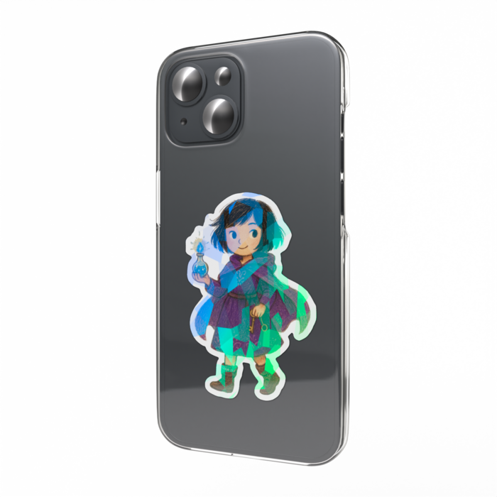 ホログラムスマホステッカー - 縦