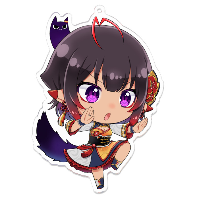 アクリルキーホルダー（コーティング） - 100 x 100 (mm)