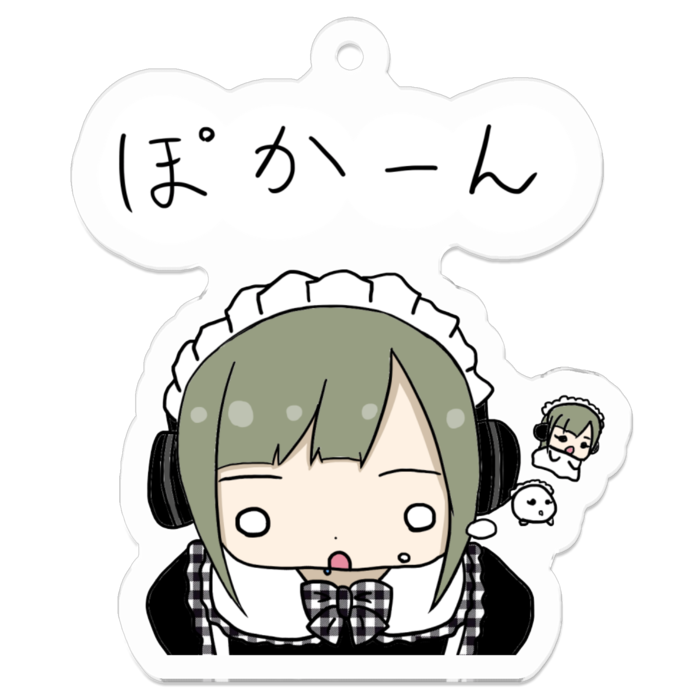 アクリルキーホルダー - 50 x 50 (mm)